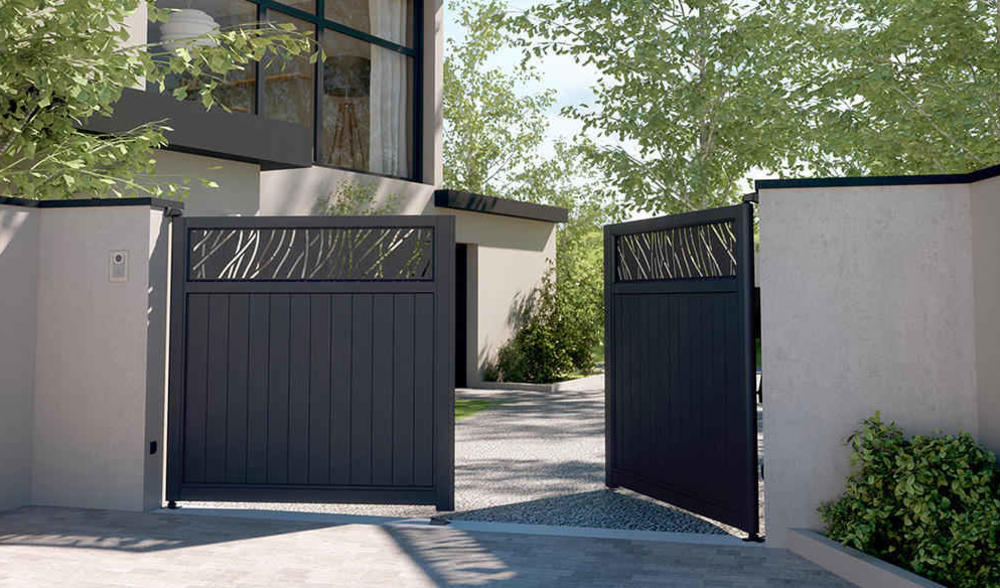 portail Muze gamme LAZER portail sur mesure motif laser