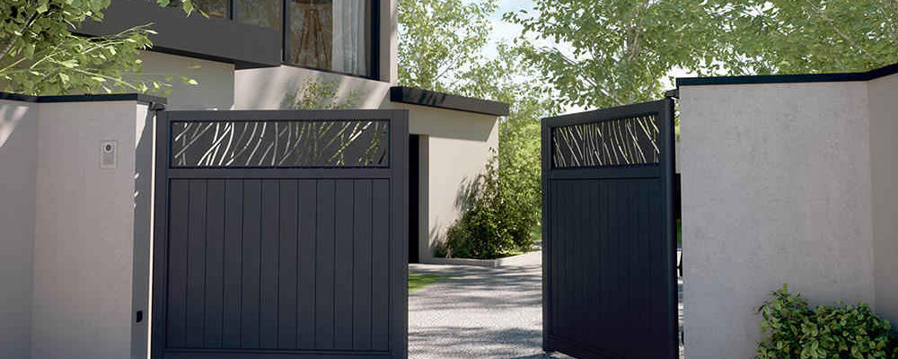 portail sur mesure motif laser