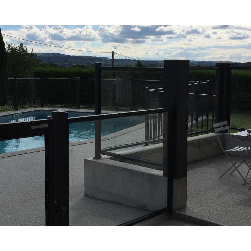 barriere verre aluminium pour piscine