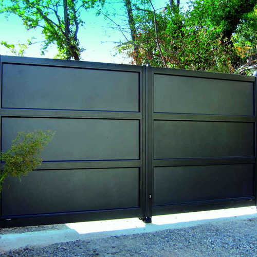 Portail Aluminium contemporain Orjal