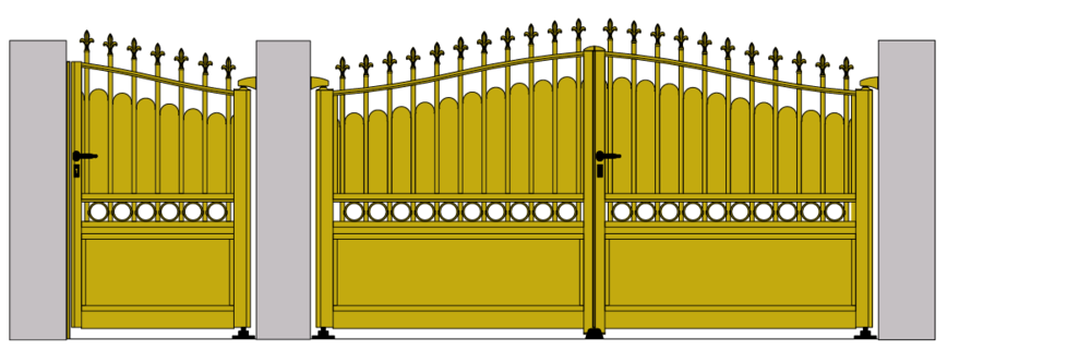 portail phalaris battant