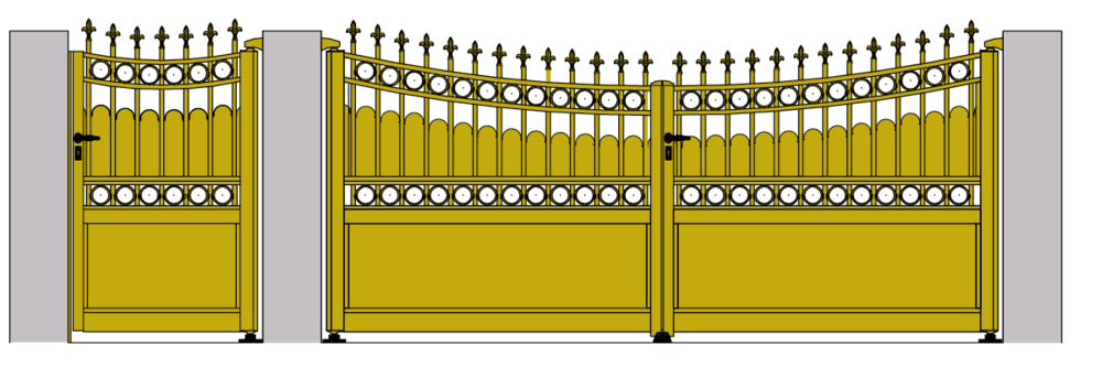 portail romarin battant