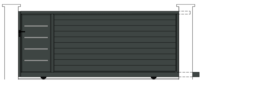 Portail coulissant cotim 11